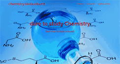 Desktop Screenshot of chemistry.skola.edu.mt