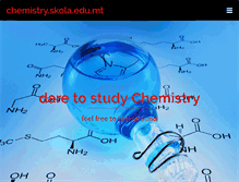 Tablet Screenshot of chemistry.skola.edu.mt