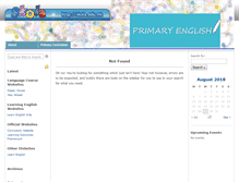 Tablet Screenshot of primaryenglish.skola.edu.mt