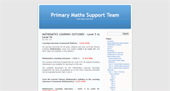 Desktop Screenshot of primarymaths.skola.edu.mt